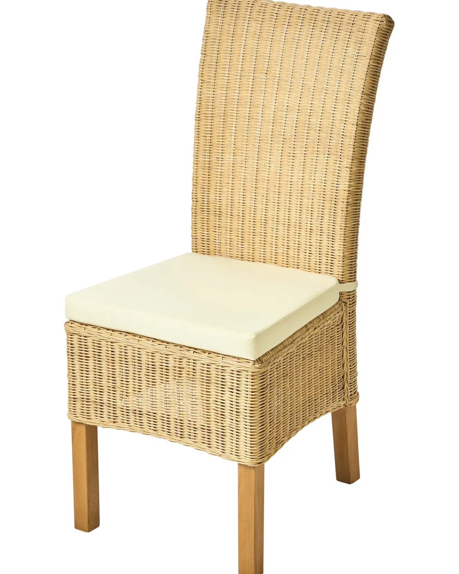 Clearance Zestaw 2 krzeseł do jadalni ANDES Rattan Naturalny Wszystkie Krzesła|Krzesła Do Jadalni