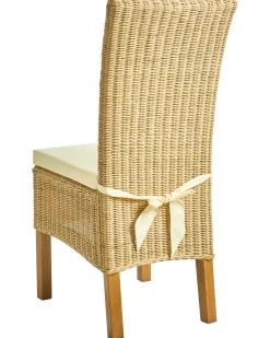 Clearance Zestaw 2 krzeseł do jadalni ANDES Rattan Naturalny Wszystkie Krzesła|Krzesła Do Jadalni