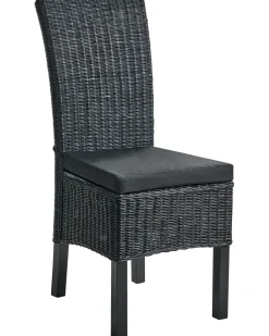 Best Zestaw 2 krzeseł do jadalni ANDES Rattan Wszystkie Krzesła|Krzesła Do Jadalni
