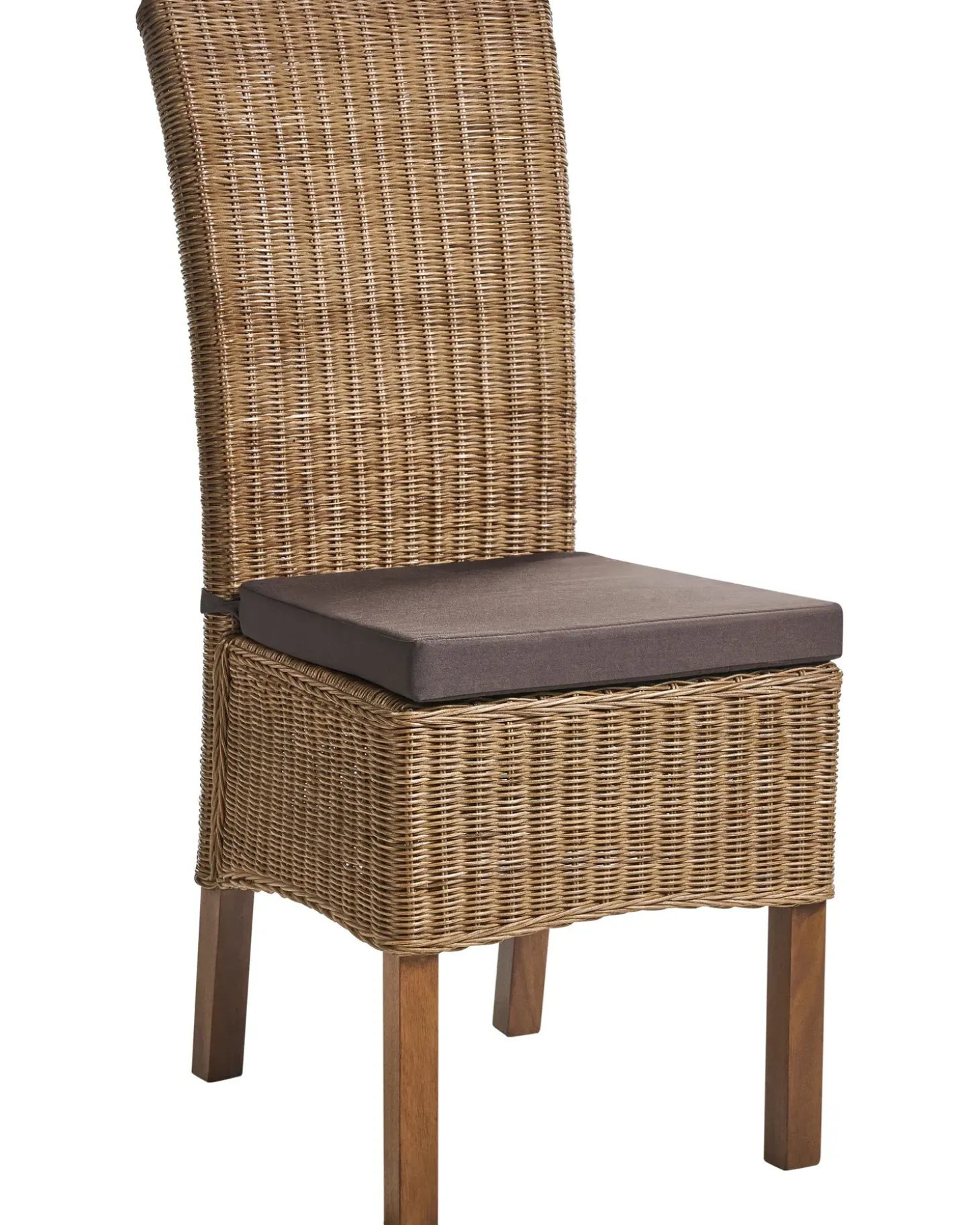 Sale Zestaw 2 krzeseł do jadalni ANDES Rattan Wszystkie Krzesła|Krzesła Do Jadalni
