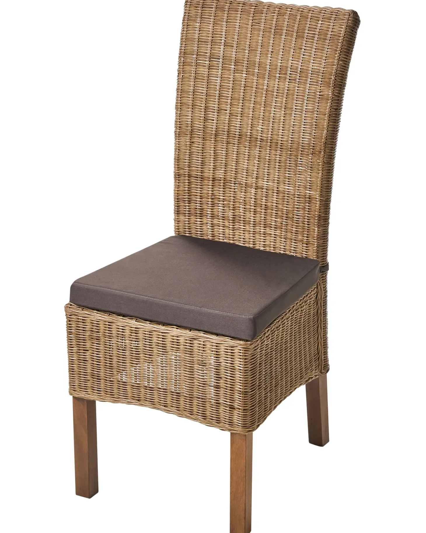 Sale Zestaw 2 krzeseł do jadalni ANDES Rattan Wszystkie Krzesła|Krzesła Do Jadalni