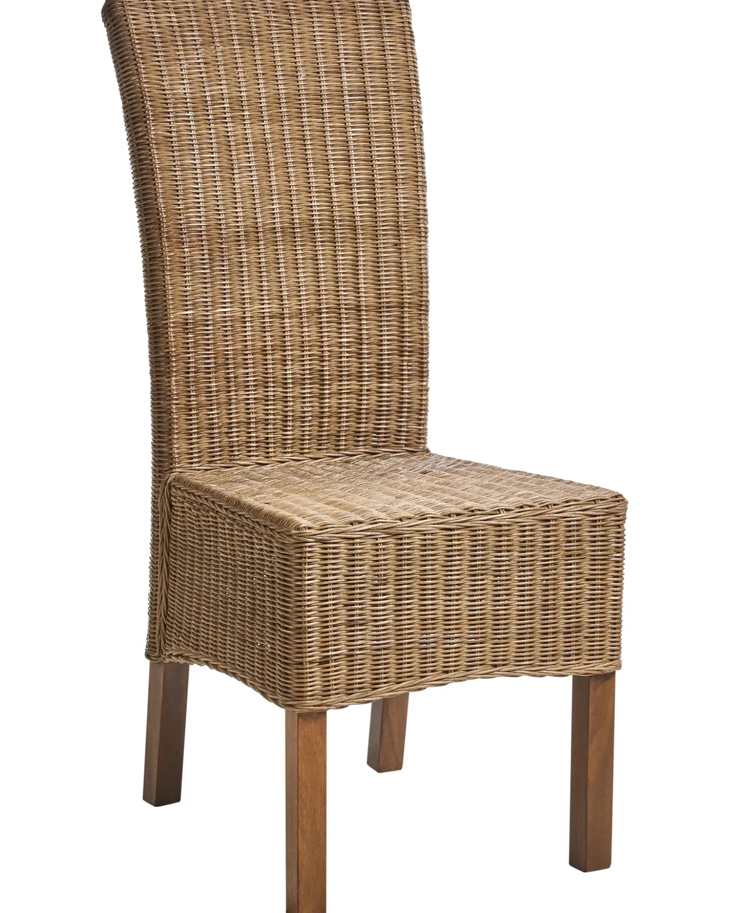 Sale Zestaw 2 krzeseł do jadalni ANDES Rattan Wszystkie Krzesła|Krzesła Do Jadalni