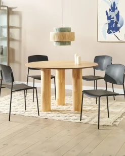 Discount Zestaw 4 krzeseł do jadalni ASTORIA Wszystkie Krzesła|Krzesła Plastikowe