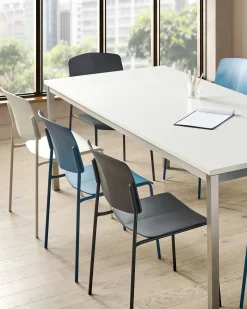 Discount Zestaw 4 krzeseł do jadalni ASTORIA Wszystkie Krzesła|Krzesła Plastikowe