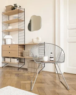 Discount Zestaw 2 krzeseł do jadalni AURORA Metal Wszystkie Krzesła|Krzesła Do Jadalni