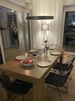 Clearance Zestaw 2 krzeseł do jadalni AURORA Metal Wszystkie Krzesła|Krzesła Do Jadalni