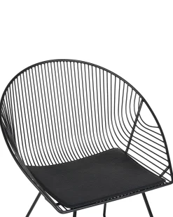 Clearance Zestaw 2 krzeseł do jadalni AURORA Metal Wszystkie Krzesła|Krzesła Do Jadalni