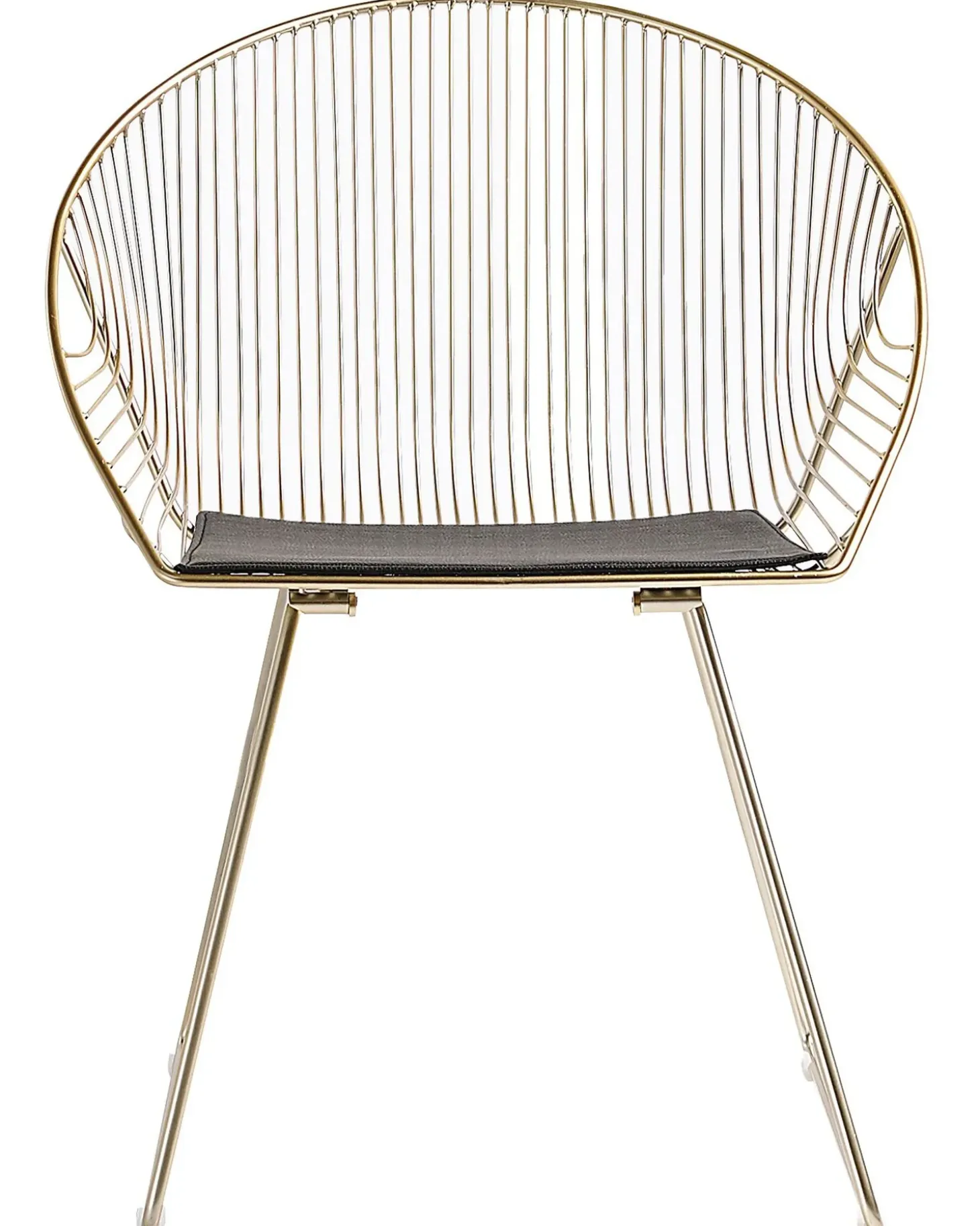 Discount Zestaw 2 krzeseł do jadalni AURORA Metal Wszystkie Krzesła|Krzesła Do Jadalni