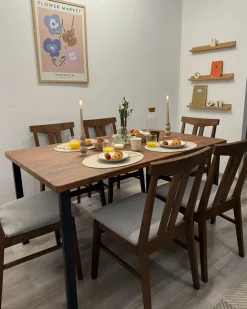Discount Zestaw 2 krzeseł do jadalni AVALON Drewno Jasnoszary Wszystkie Krzesła|Krzesła Drewniane