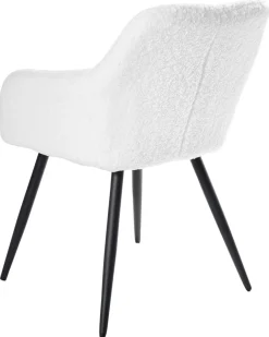 New CASMALIA Boucle Złamana biel Wszystkie Krzesła|Krzesła Tapicerowane