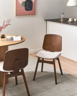 Discount CHARLESTON Drewno Brązowy/ jasnobeżowy Wszystkie Krzesła|Krzesła Drewniane