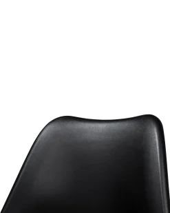 New Zestaw 2 krzeseł do jadalni DAKOTA II Czarny Wszystkie Krzesła|Krzesła Plastikowe