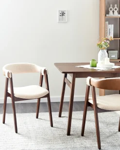 Discount DAY Boucle Ciemny brąz/ beżowy Wszystkie Krzesła|Krzesła Tapicerowane