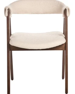 Discount DAY Boucle Ciemny brąz/ beżowy Wszystkie Krzesła|Krzesła Tapicerowane