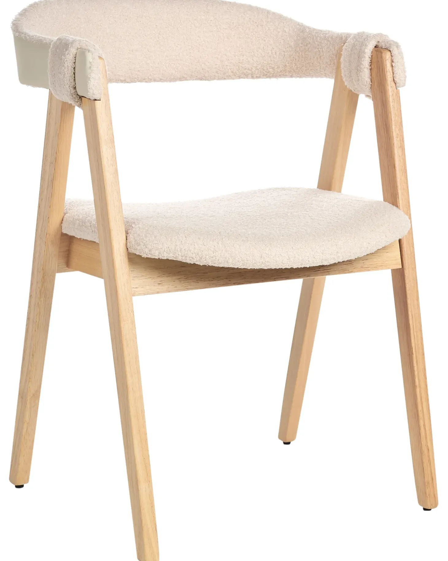Discount DAY Boucle Jasny brąz/ beżowy Wszystkie Krzesła|Krzesła Tapicerowane
