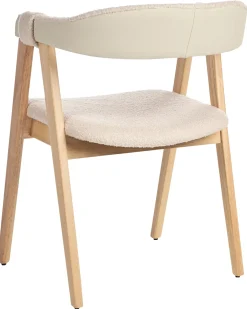 Discount DAY Boucle Jasny brąz/ beżowy Wszystkie Krzesła|Krzesła Tapicerowane