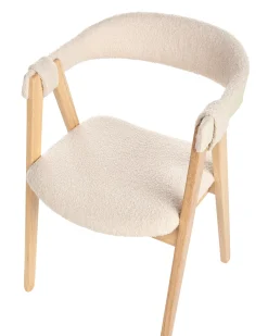 Discount DAY Boucle Jasny brąz/ beżowy Wszystkie Krzesła|Krzesła Tapicerowane