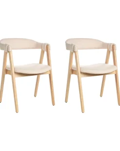 Discount DAY Boucle Jasny brąz/ beżowy Wszystkie Krzesła|Krzesła Tapicerowane