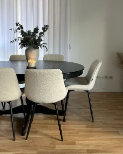 Clearance DUBROVNIK Boucle Jasnobeżowy Wszystkie Krzesła|Krzesła Tapicerowane