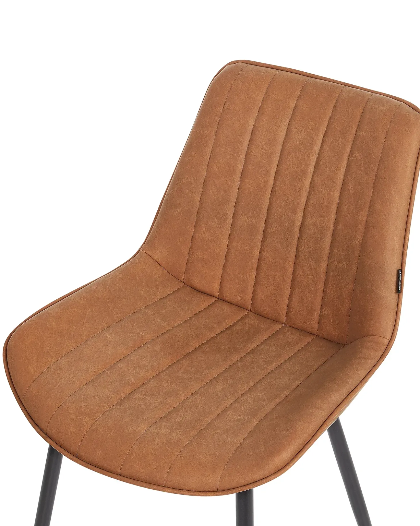Sale DUBROVNIK Ekoskóra Brązowy Wszystkie Krzesła|Krzesła Do Jadalni