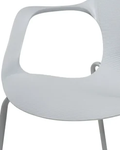 Outlet Zestaw 2 krzeseł do jadalni ELBERT Jasno Wszystkie Krzesła|Krzesła Plastikowe