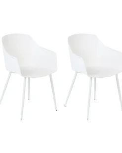 Discount Zestaw 2 krzeseł do jadalni FONDA Wszystkie Krzesła|Krzesła Plastikowe