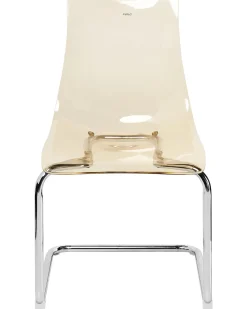 Sale Zestaw 2 krzeseł do jadalni MARSHALL Pomarańczowy Wszystkie Krzesła|Krzesła Plastikowe