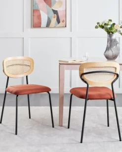 Discount MAYETTA Metal Pomarańczowy Wszystkie Krzesła|Krzesła Do Jadalni