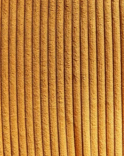 Sale Zestaw 2 krzeseł do jadalni MILES Sztruks Pomarańczowy Wszystkie Krzesła|Krzesła Tapicerowane