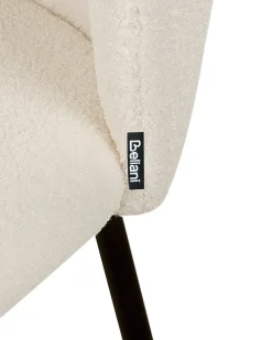 Clearance MINA Boucle Złamana biel Wszystkie Krzesła|Krzesła Tapicerowane