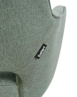 Clearance Zestaw 2 krzeseł do jadalni Obrotowy MIRA Zielony Wszystkie Krzesła|Krzesła Tapicerowane