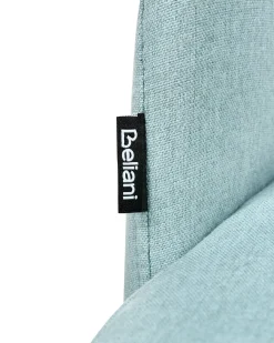 Outlet Zestaw 2 krzeseł do jadalni PENNY Błękitny Wszystkie Krzesła|Krzesła Tapicerowane