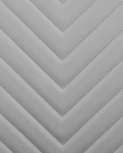 Sale Zestaw 2 krzeseł do jadalni PICKNES Ekoskóra Jasnoszary Wszystkie Krzesła|Krzesła Do Jadalni