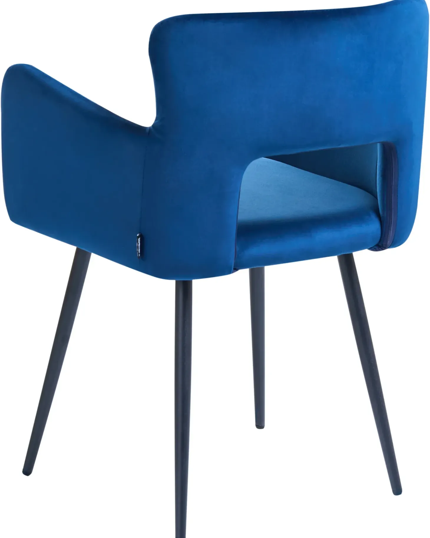 Hot SANILAC Welur Granatowy Wszystkie Krzesła|Krzesła Tapicerowane