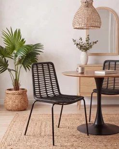 Zestaw 2 krzeseł do jadalni TAOS Rattan Wszystkie Krzesła|Krzesła Do Jadalni