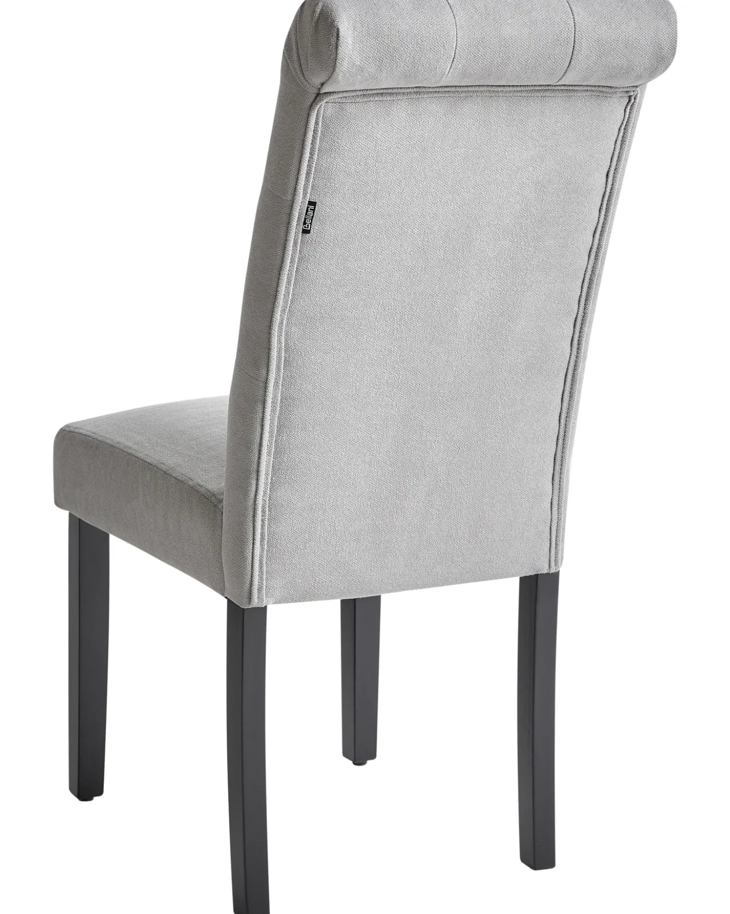 Sale Zestaw 2 krzeseł do jadalni VELVA Szary Wszystkie Krzesła|Krzesła Tapicerowane