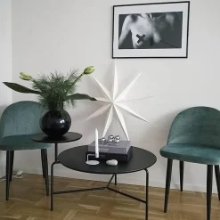 Discount Zestaw 2 krzeseł do jadalni VISALIA Welur Miętowy Wszystkie Krzesła|Krzesła Tapicerowane