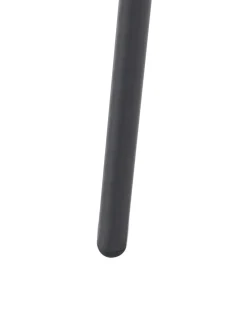 Zestaw 2 krzeseł ogrodowych AGEROLA Metal Czarny