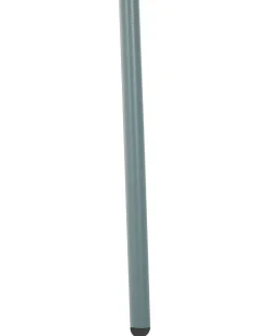 Zestaw 4 krzeseł ogrodowych CALVI Metal Błękitny