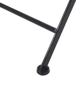 Zestaw 2 krzeseł ogrodowych CARIATI Metal Czarny