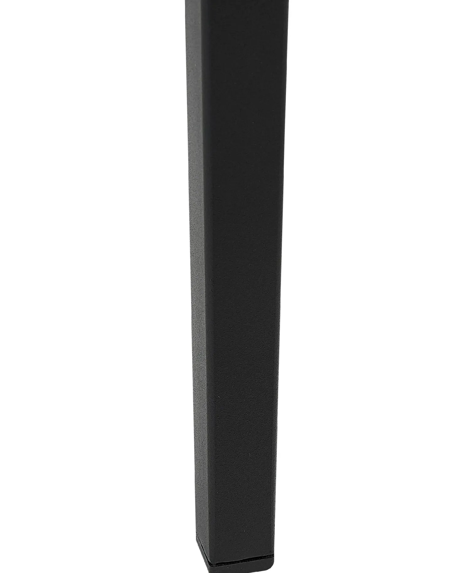 Zestaw 4 krzeseł ogrodowych z poduszkami TAVIANO Metal Czarny