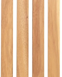 Zestaw 2 krzeseł ogrodowych z poduszkami SASSARI PREMIUM Certyfikowane drewno akacjowe Czerwony