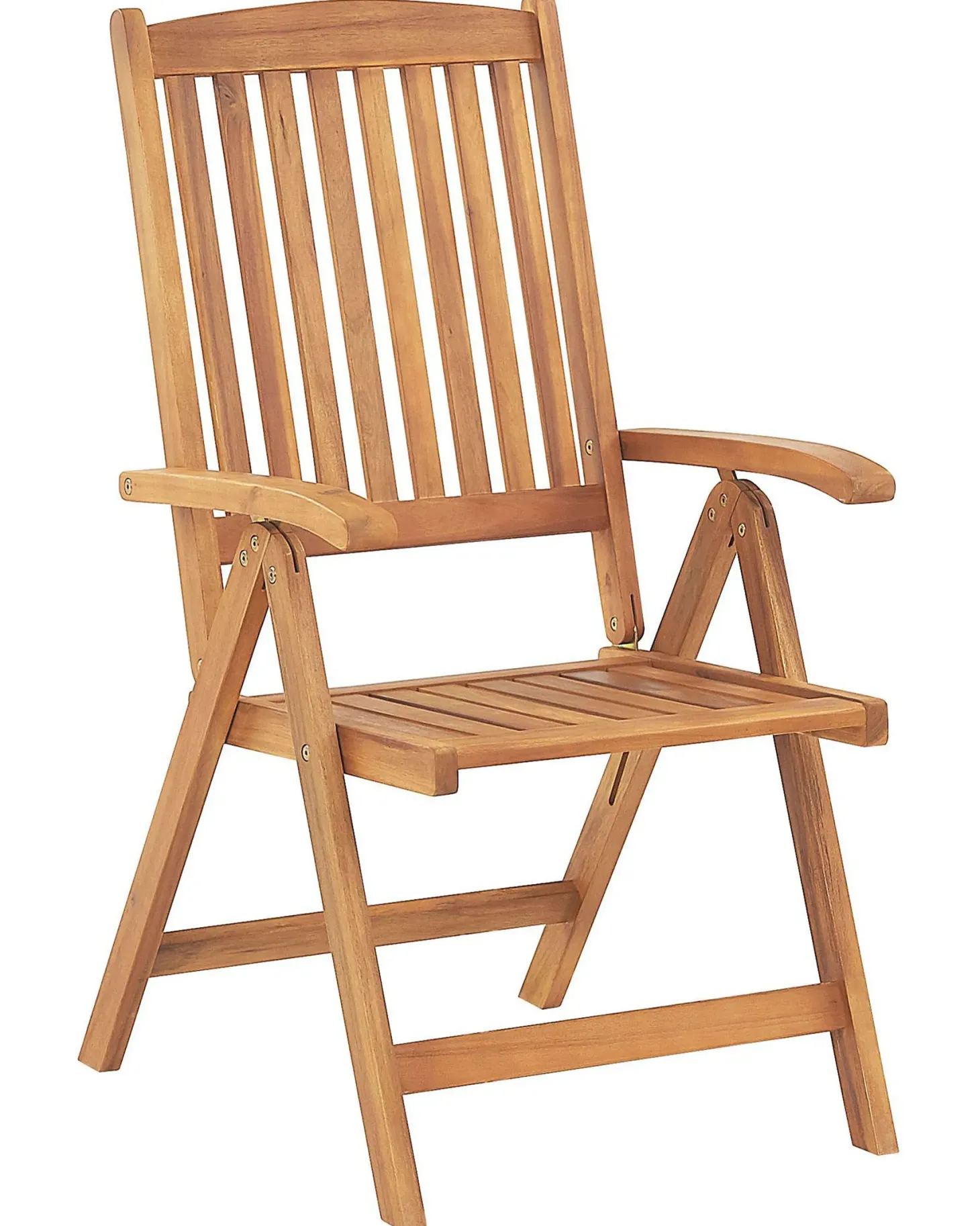 Zestaw 6 krzeseł ogrodowych z poduszkami JAVA PREMIUM Drewno akacjowe Niebieski