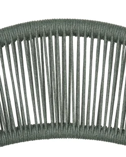 Zestaw 4 krzeseł ogrodowych z poduszkami ORMEA Metal Zielony