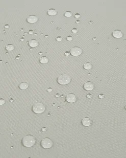 Zestaw 6 krzeseł ogrodowych z poduszkami JAVA Drewno akacjowe Beżowoszary
