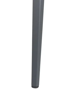 Zestaw 2 krzeseł ogrodowych z poduszkami LIPARI Metal Szary
