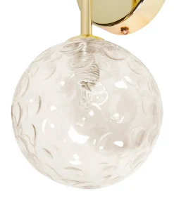 Zestaw 2 lamp ściennych ANADYR Beżowy Szkło