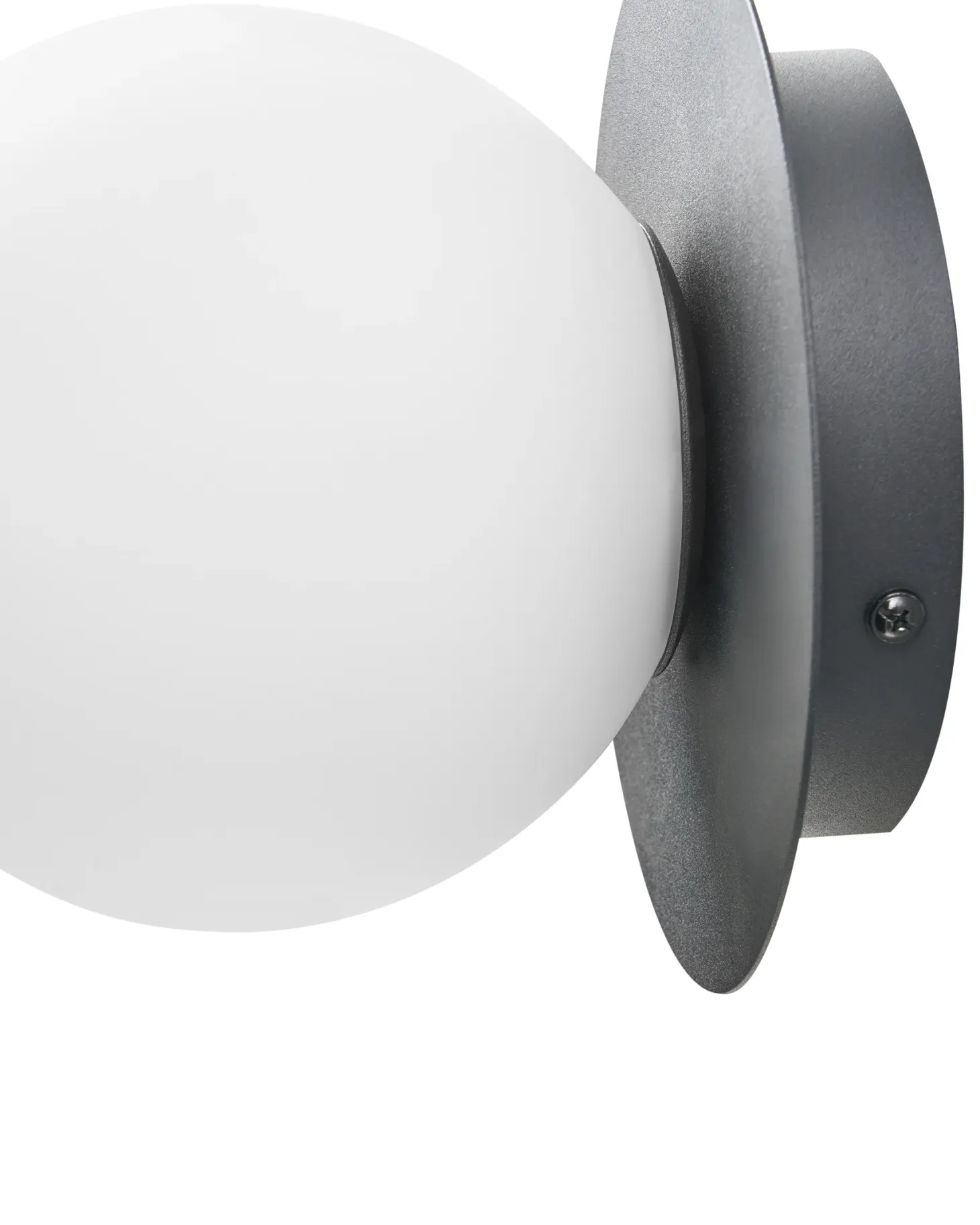 Zestaw 2 lamp ściennych BOUBLE Czarny Metal
