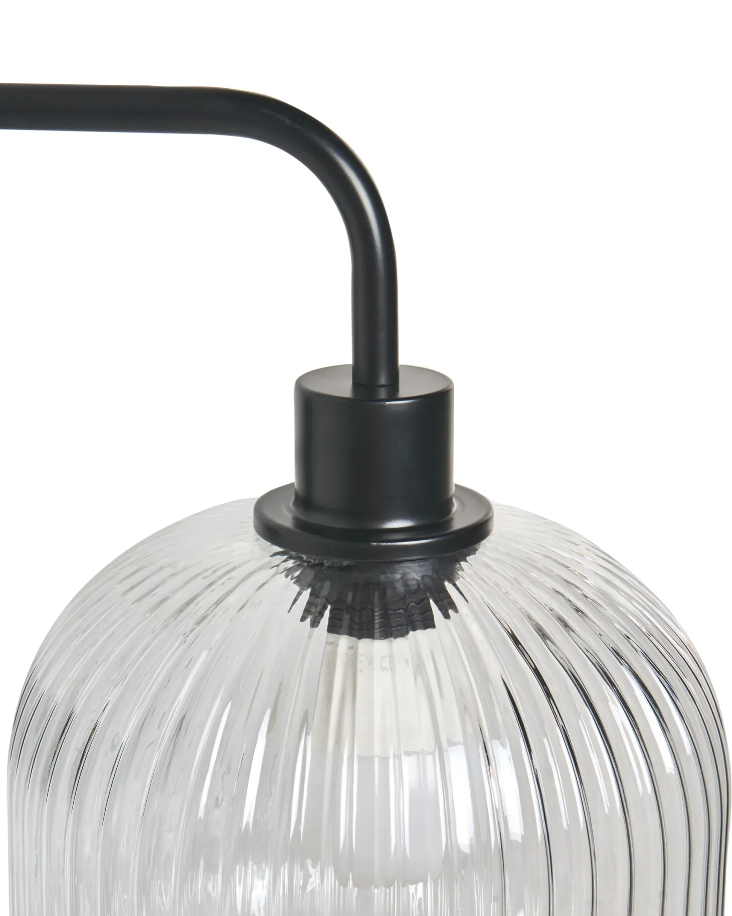Zestaw 2 lamp ściennych COMAPALA Czarny Metal