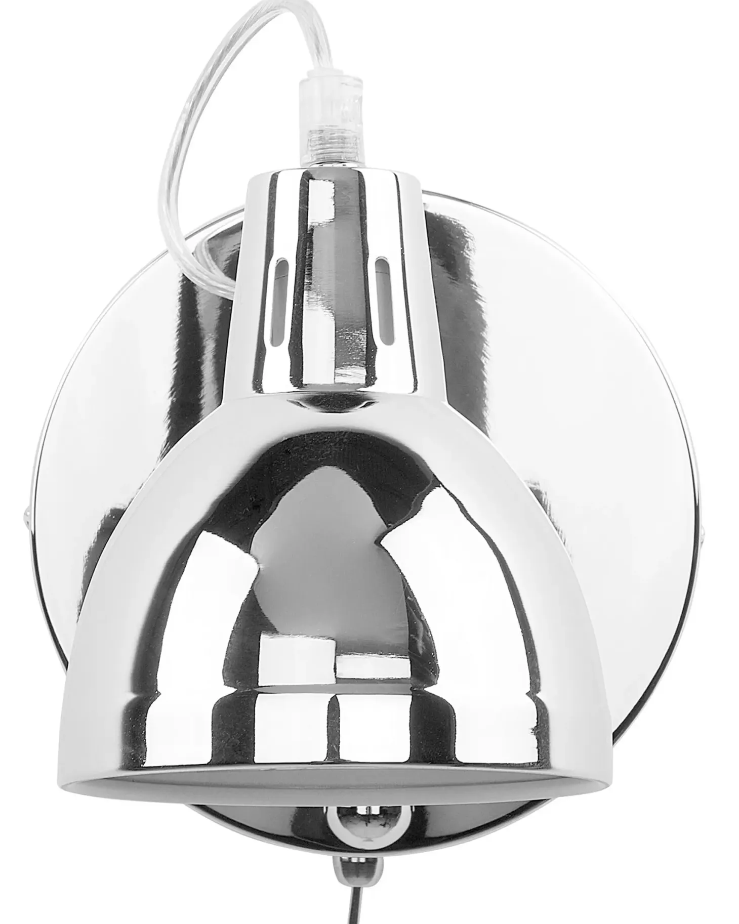 Zestaw 2 lamp ściennych HARRINGTON Srebrny Metal Regulowana